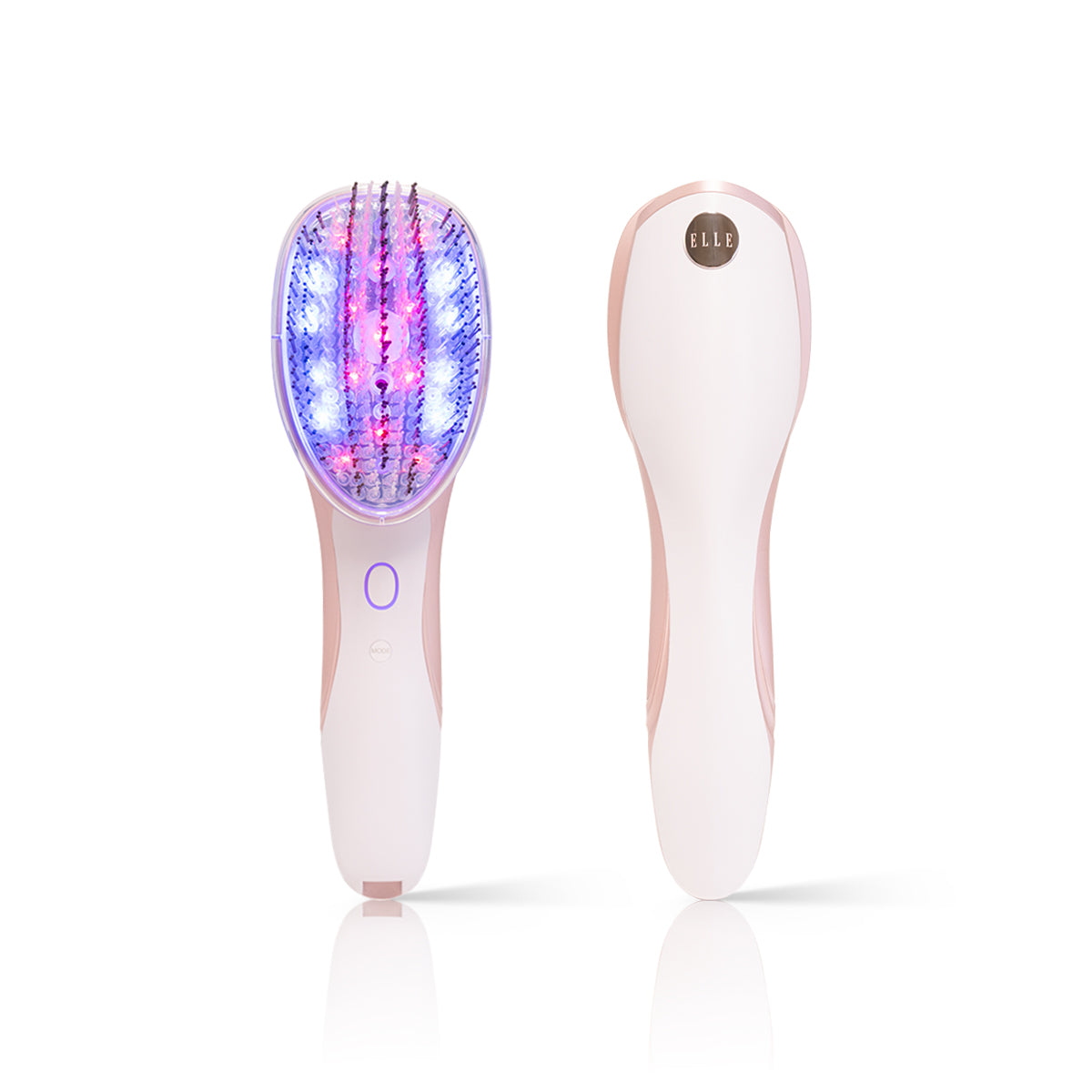 ELLE スタイリストイオングロウブラシ（ピンク）